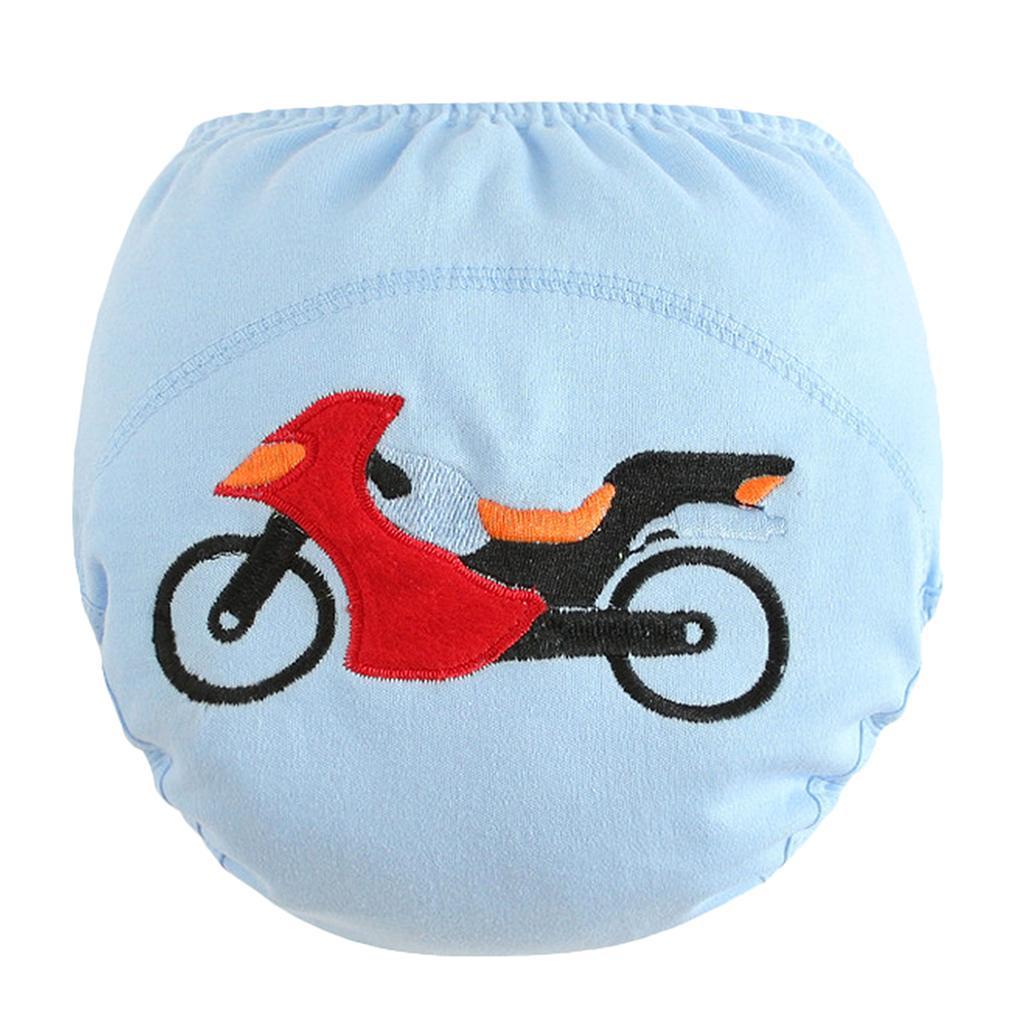 Baby Kids Toilet Potty Training Pants Cloth Nappy 80(11KG) Motorcycle
