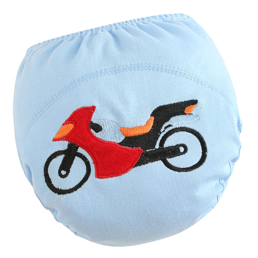 Baby Kids Toilet Potty Training Pants Cloth Nappy 90(13KG) Motorcycle