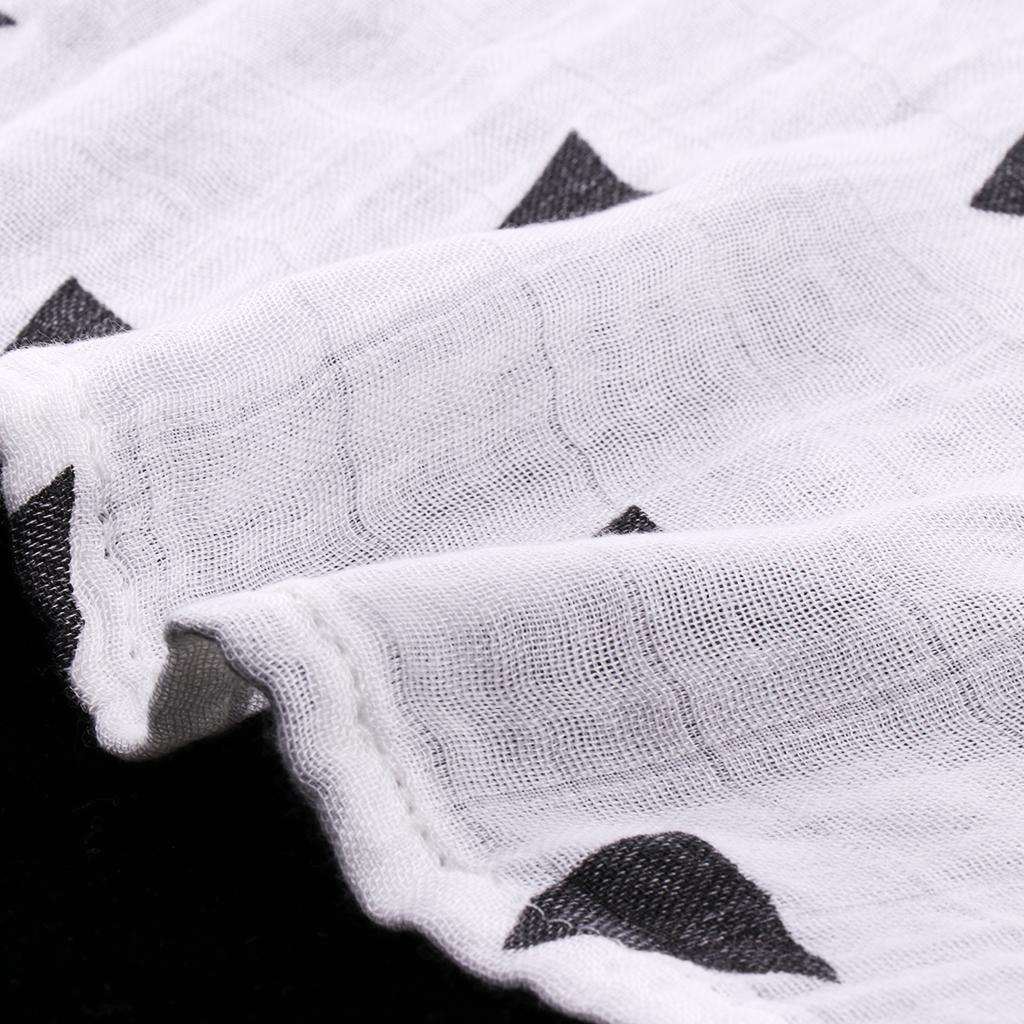 Baby Bamboo Fiber Wrap Towel Infant Swaddle Blankets Triangle