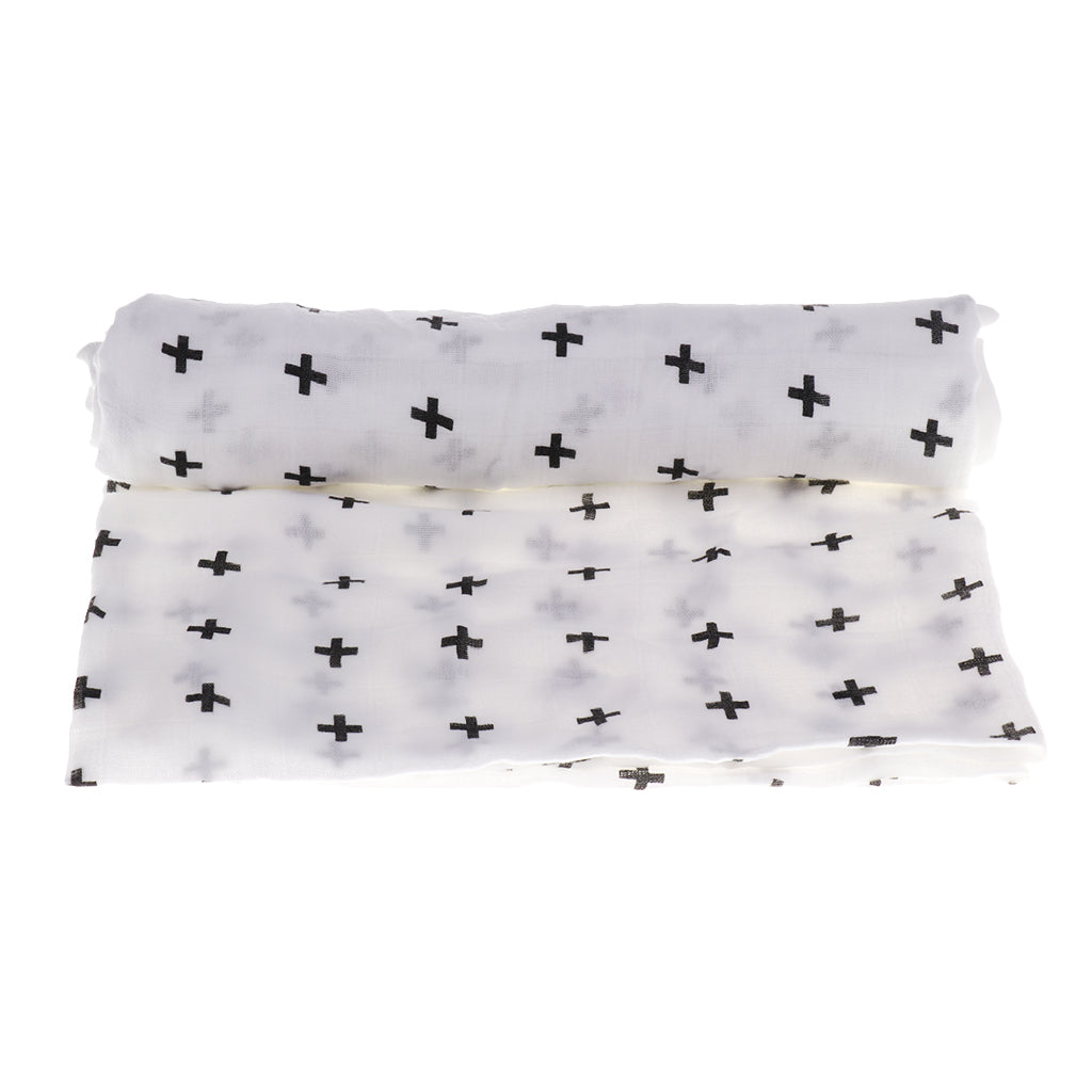 Baby Bamboo Fiber Wrap Towel Infant Swaddle Blankets Plus sign