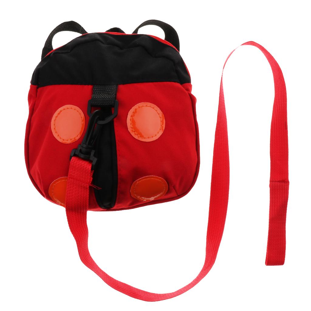 Cute Small Toddler Backpack With Leash Children Kids Backpack Bag Ladybird