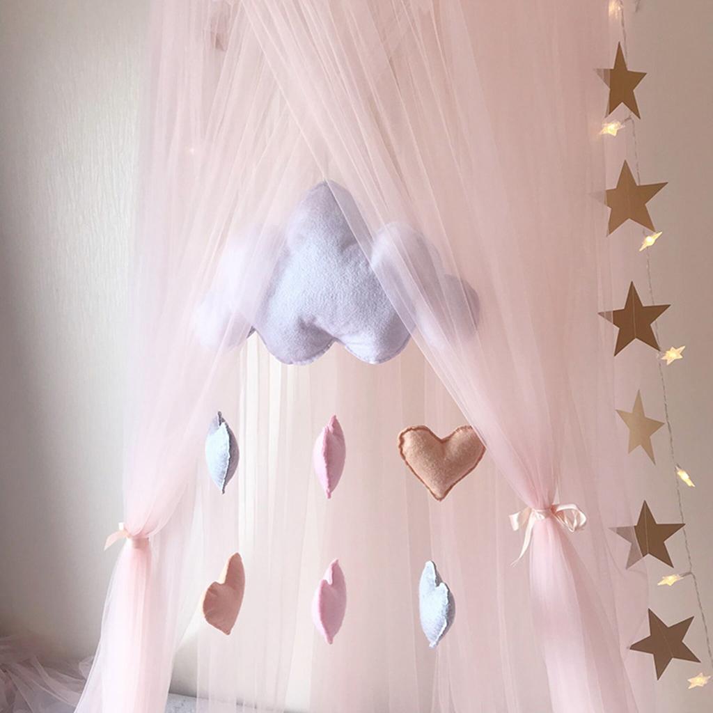Love Heart Star Baby Nursery Mobile Wall Hanging Decor Love Heart White