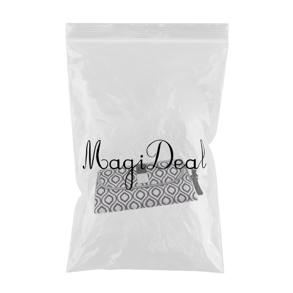 Baby Portable Changing Pad 3-in-1 Diaper Clutch Changing Station White+Black