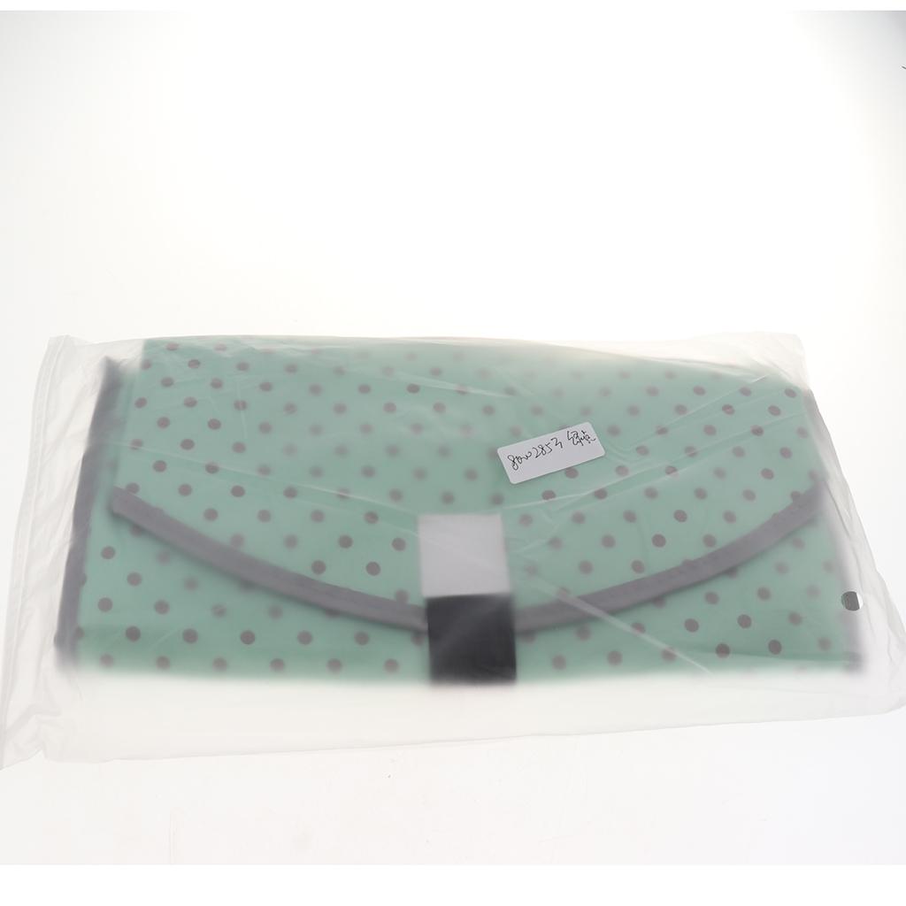 Baby Portable Changing Pad 3-in-1 Diaper Clutch Changing Station Green