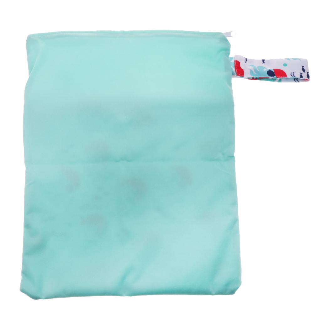 Travel Wet and Dry Cloth Diapers Wet Bags Waterproof Reusable Style 4