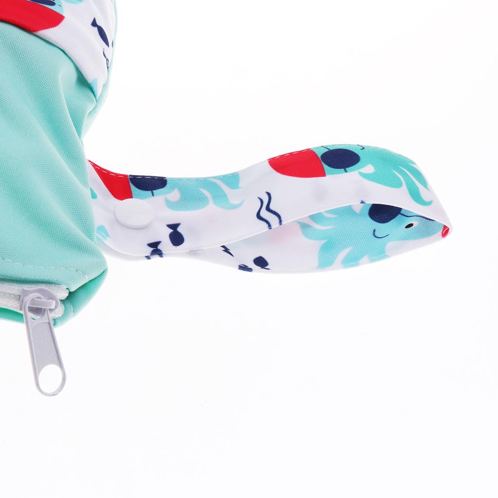 Travel Wet and Dry Cloth Diapers Wet Bags Waterproof Reusable Style 4