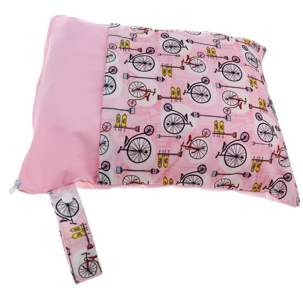Travel Wet and Dry Cloth Diapers Wet Bags Waterproof Reusable Style 8