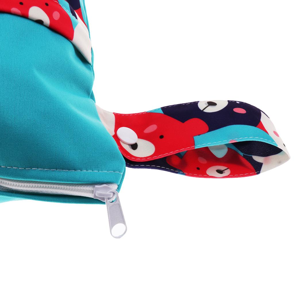 Travel Wet and Dry Cloth Diapers Wet Bags Waterproof Reusable Style 9