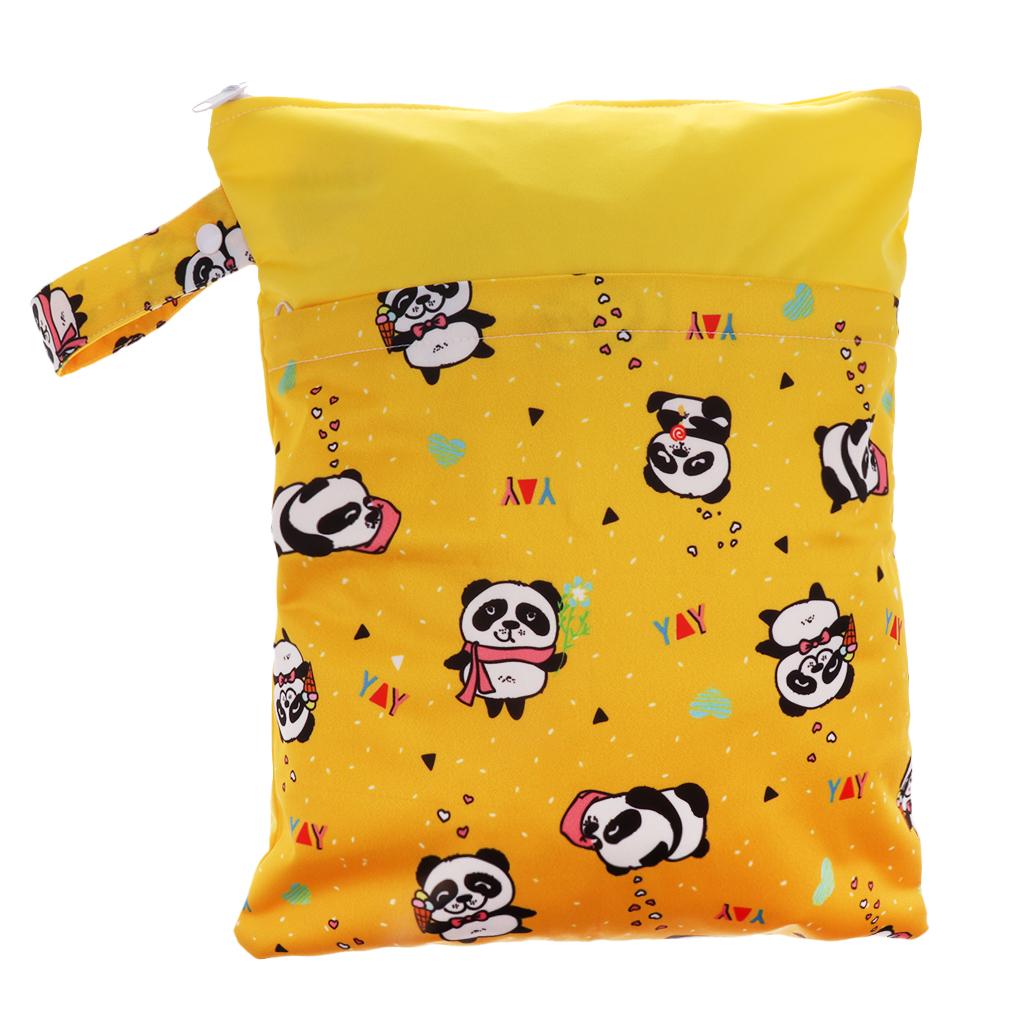 Travel Wet and Dry Cloth Diapers Wet Bags Waterproof Reusable Style 10