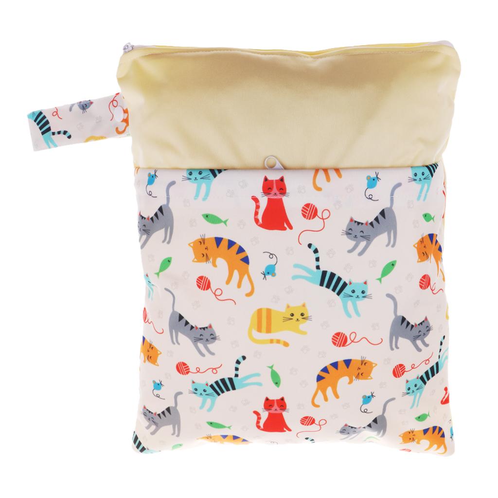 Travel Wet and Dry Cloth Diapers Wet Bags Waterproof Reusable Style 11
