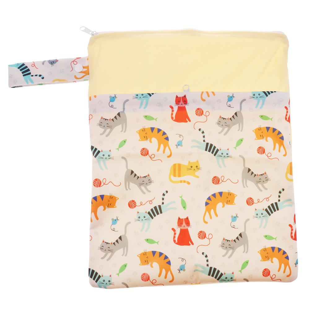 Travel Wet and Dry Cloth Diapers Wet Bags Waterproof Reusable Style 11