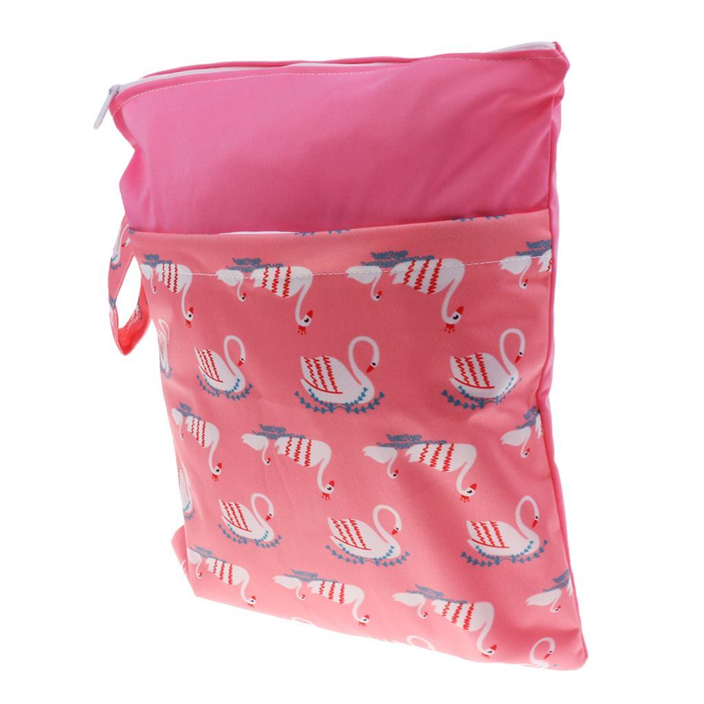 Travel Wet and Dry Cloth Diapers Wet Bags Waterproof Reusable Style 13