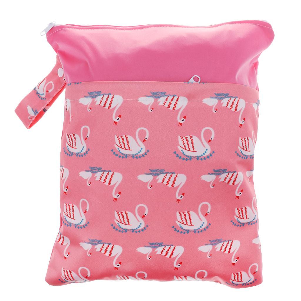 Travel Wet and Dry Cloth Diapers Wet Bags Waterproof Reusable Style 13