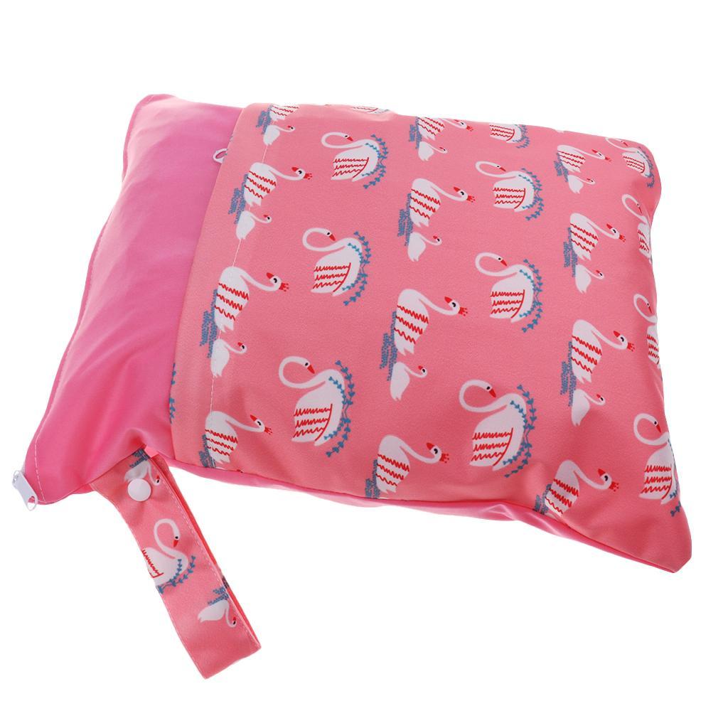 Travel Wet and Dry Cloth Diapers Wet Bags Waterproof Reusable Style 13