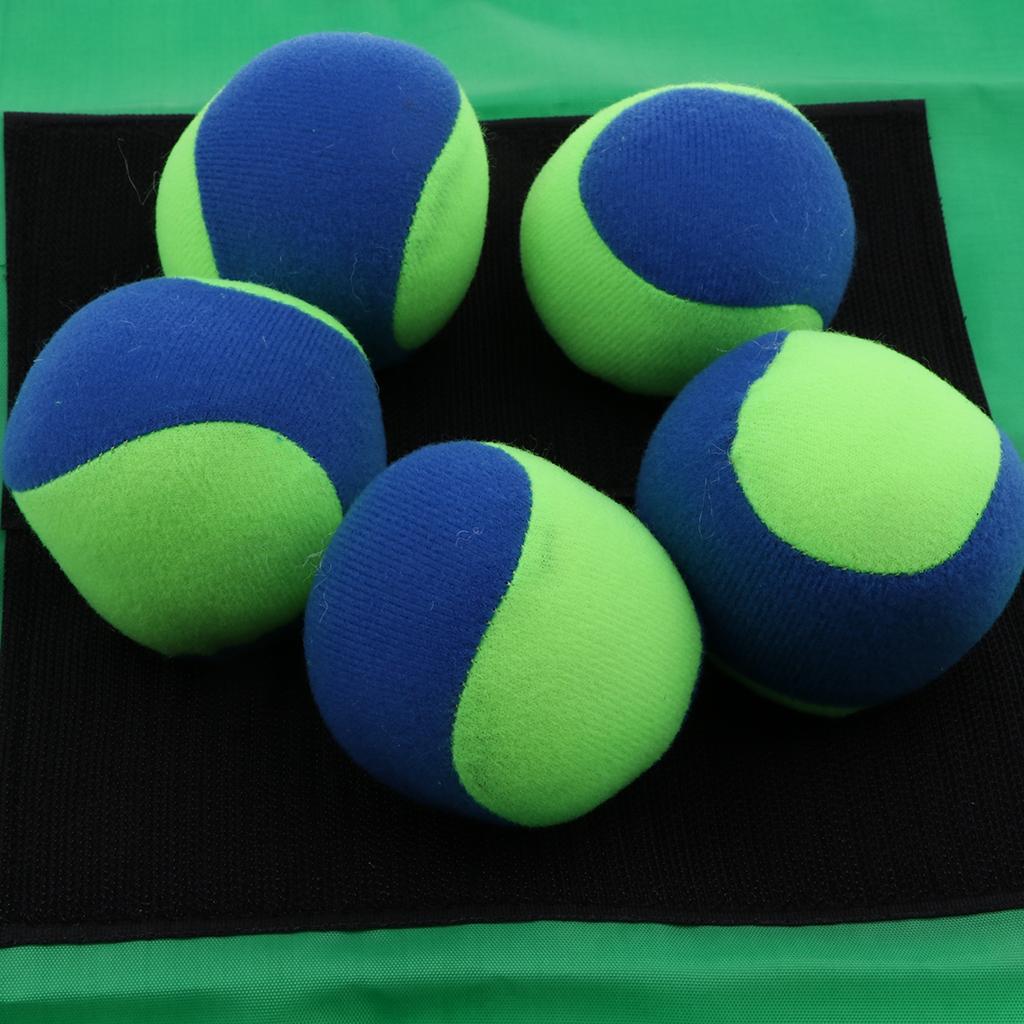 Early Education Training Parent Kids Sticky Ball Catch Game Green for Child