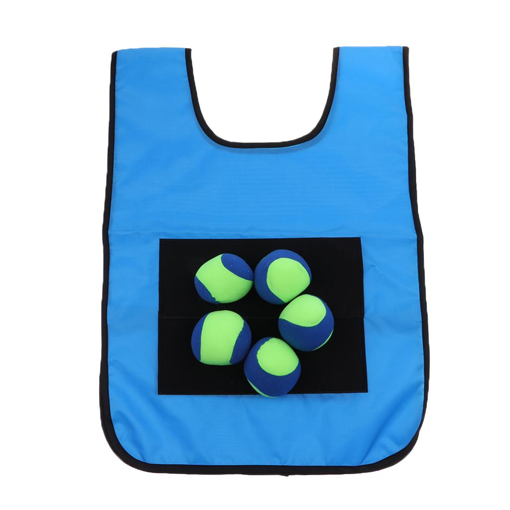 Early Education Training Parent Kids Sticky Ball Catch Game Blue for Adult