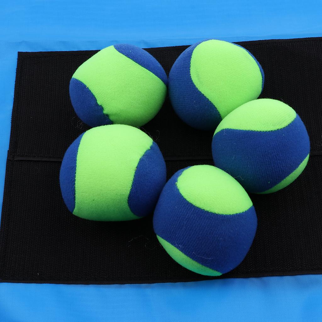 Early Education Training Parent Kids Sticky Ball Catch Game Blue for Adult