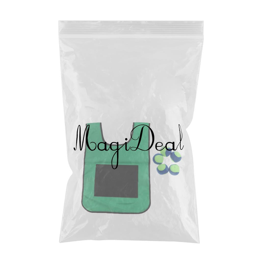 Early Education Training Parent Kids Sticky Ball Catch Game Green for Adult