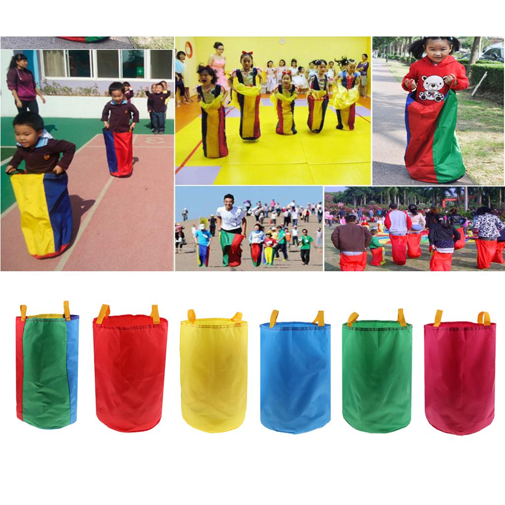 Early Childhood Education Training Kindergarten Game Jump Sack Four Colors