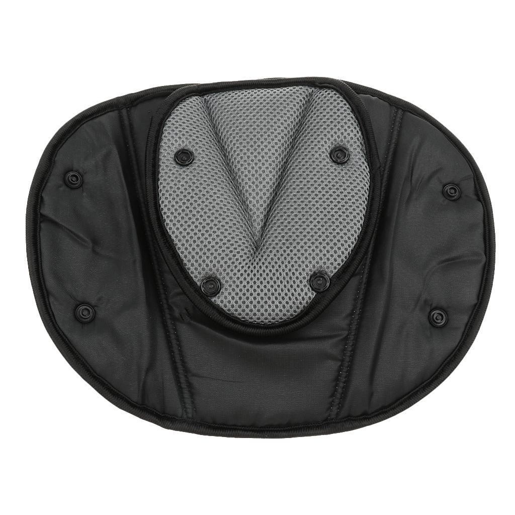 Car Baby Safe Cover Harness Strap Adjuster Pad Kid Seat Belt Clip Mesh Grey