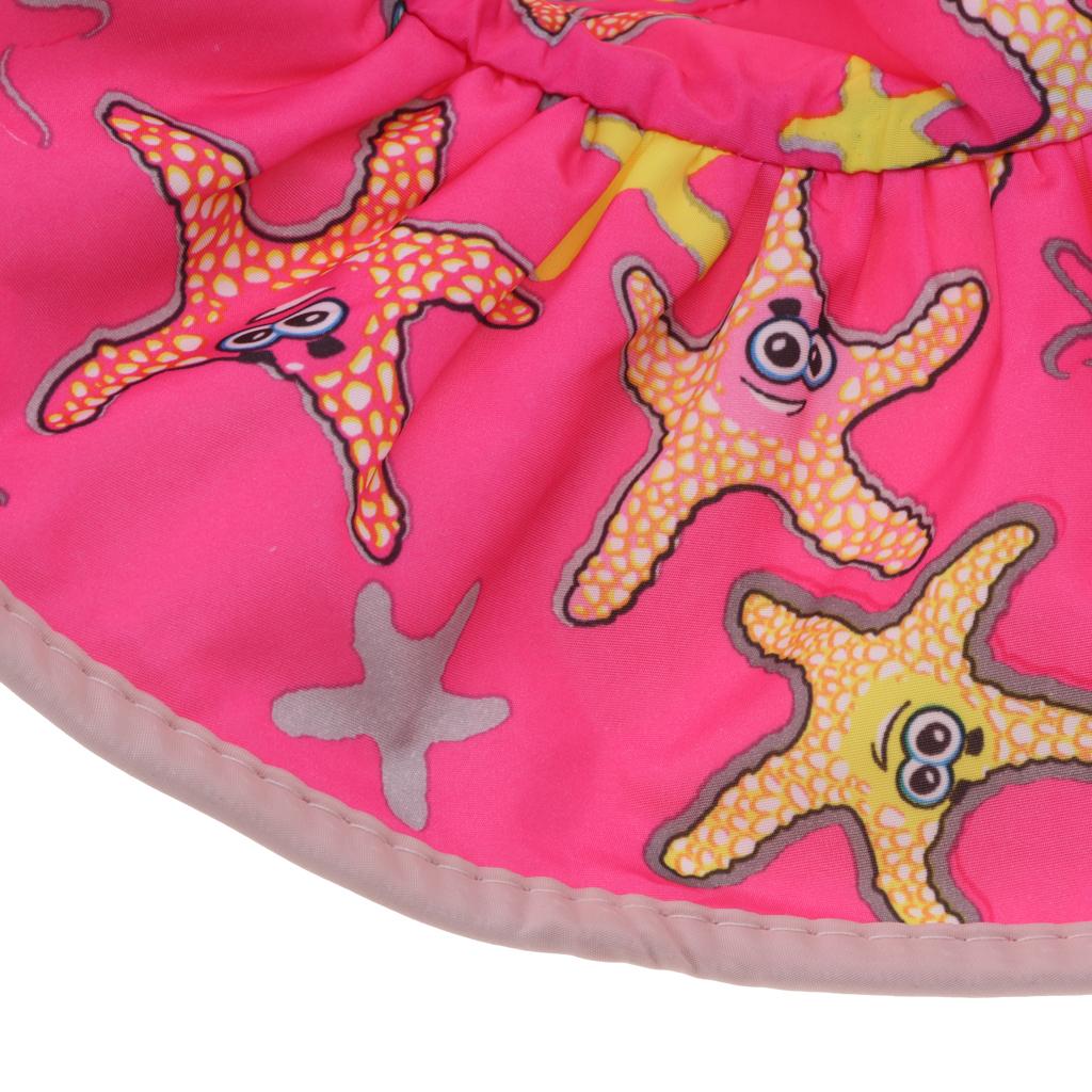 Summer Children's Sun Visor Hat Beach Hat Wide Brim Adjustable Cap Pink