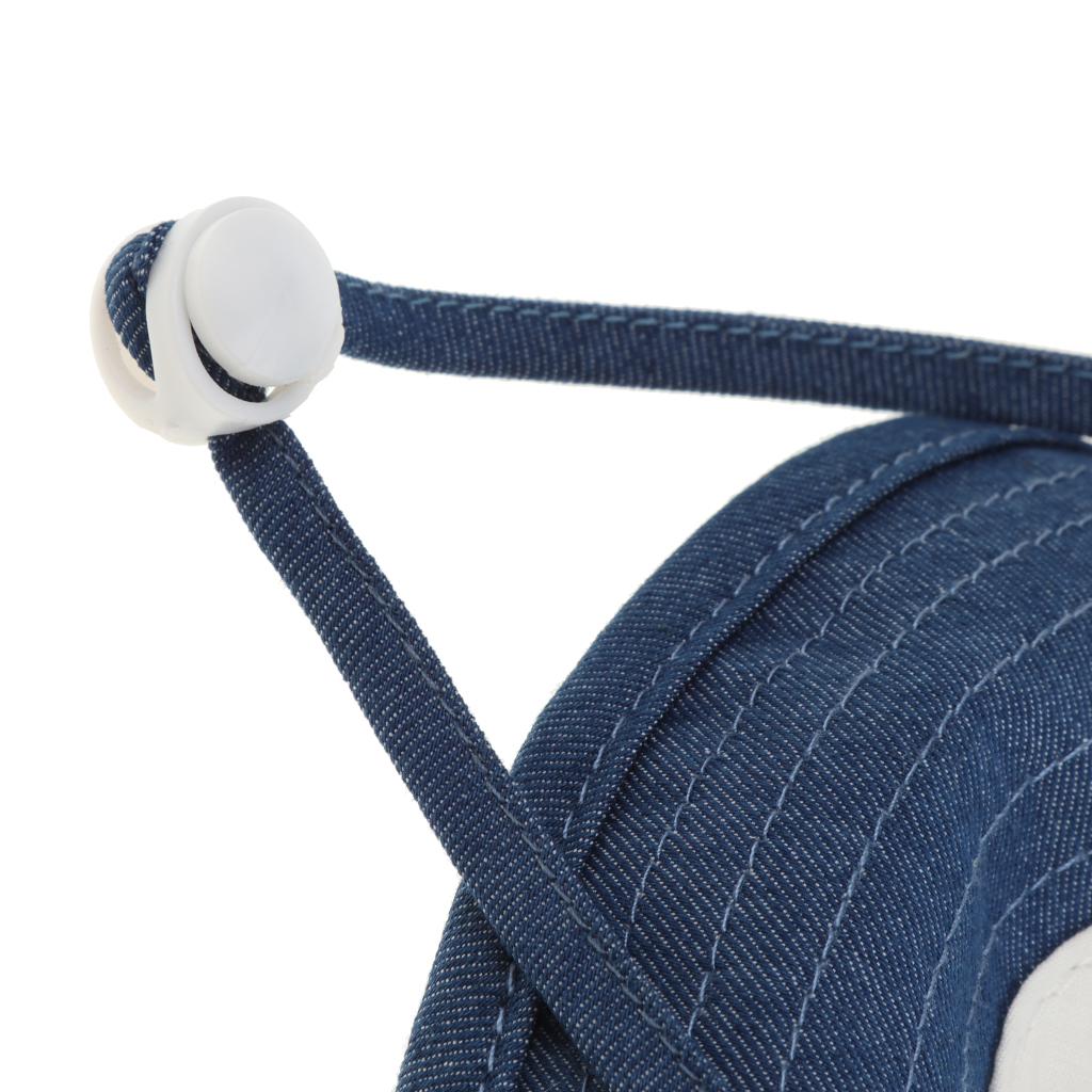 Baby Mesh Camo Fishing Bucket Sun Hat Summer Cap with Chin Strap Brown