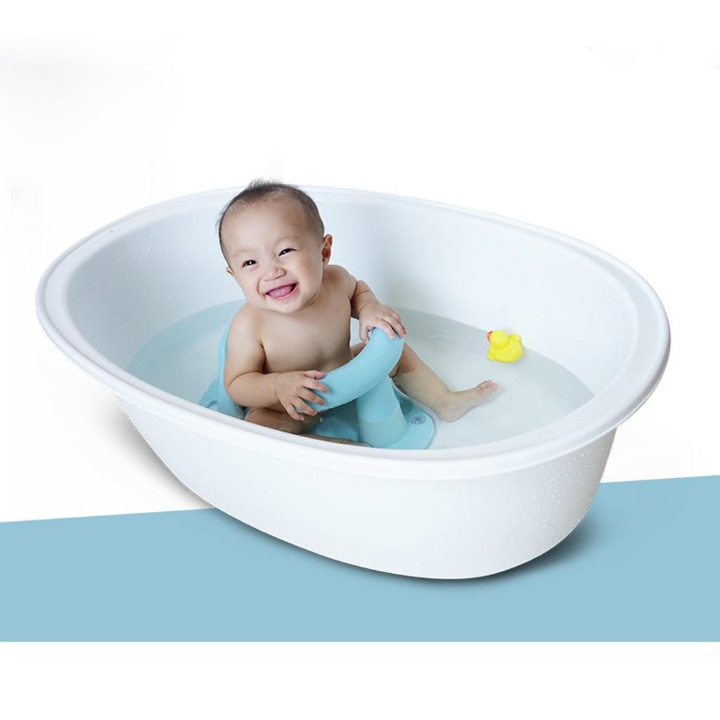 Baby Shower Seat Bath Seat Support Kids Sit Up in Tub Blue