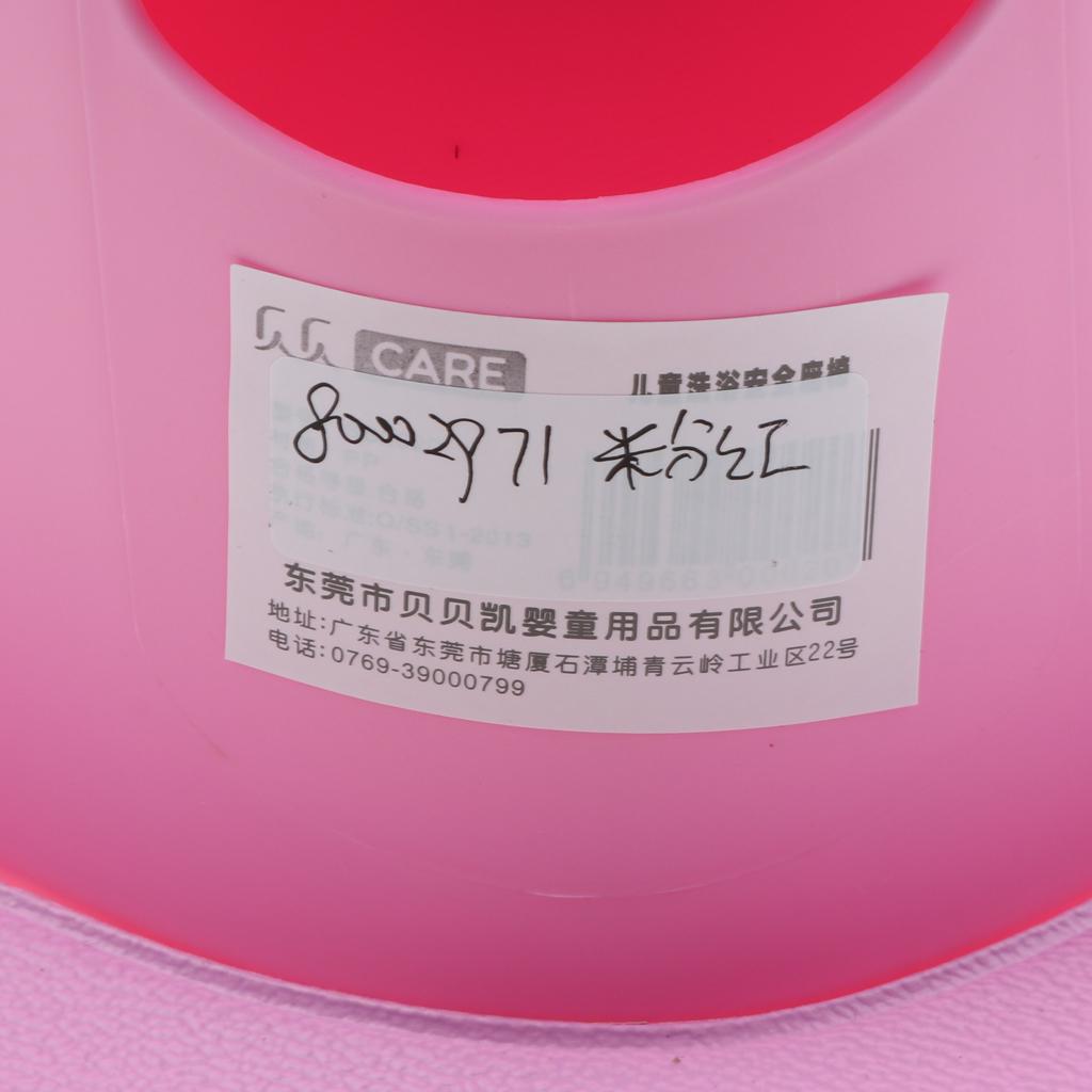 Baby Shower Seat Bath Seat Support Kids Sit Up in Tub Pink