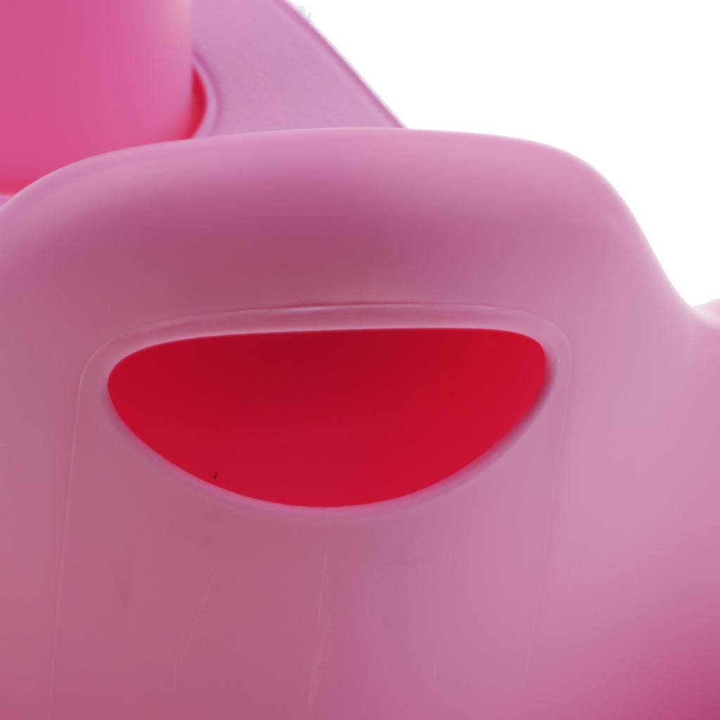 Baby Shower Seat Bath Seat Support Kids Sit Up in Tub Pink