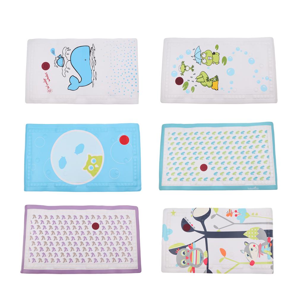 KIDS CHILDS SAFETY LONG STRONG SUCTION NON SLIP BATH SHOWER MAT Whale