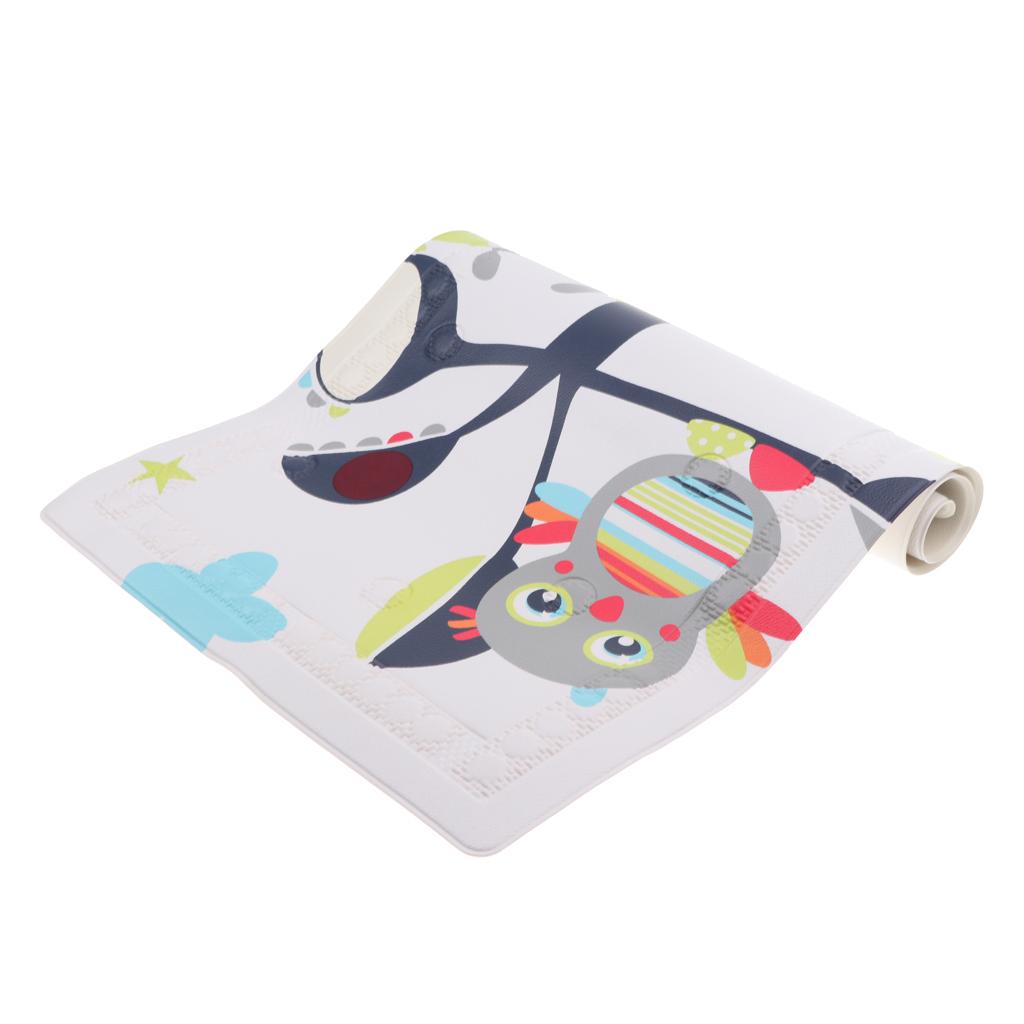 KIDS CHILDS SAFETY LONG STRONG SUCTION NON SLIP BATH SHOWER MAT Fox