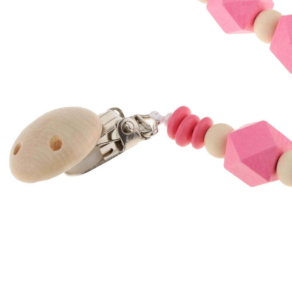 Baby Kids Color Wooden Children'S Cartoon Nipple Holder Red Fox