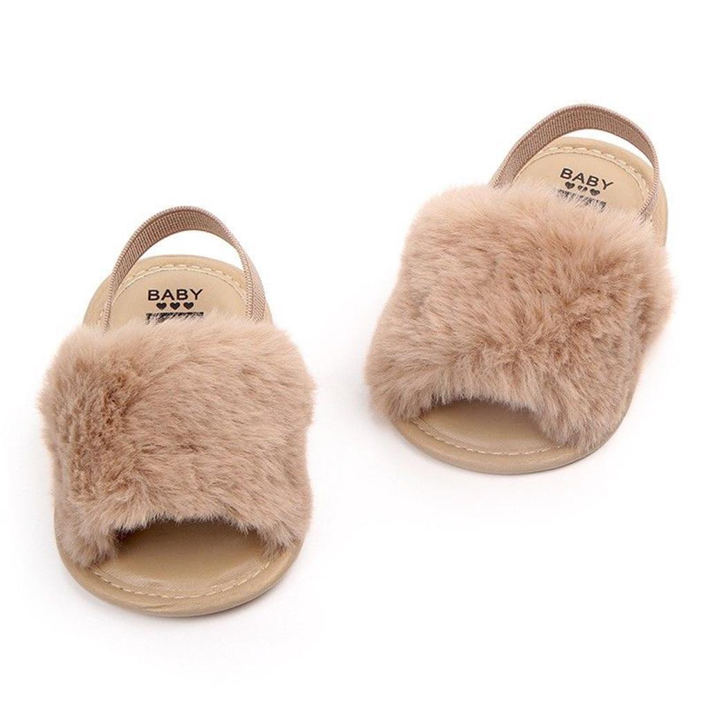 Baby Toddler Girls Sandals First Walker Shoes for 0-24 Months 0-6M Khaki