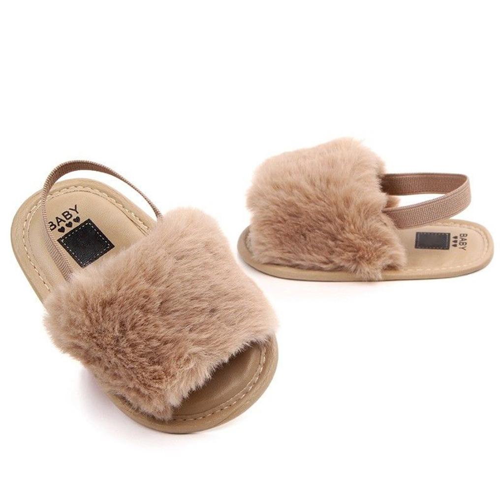 Baby Toddler Girls Sandals First Walker Shoes for 0-24 Months 0-6M Khaki