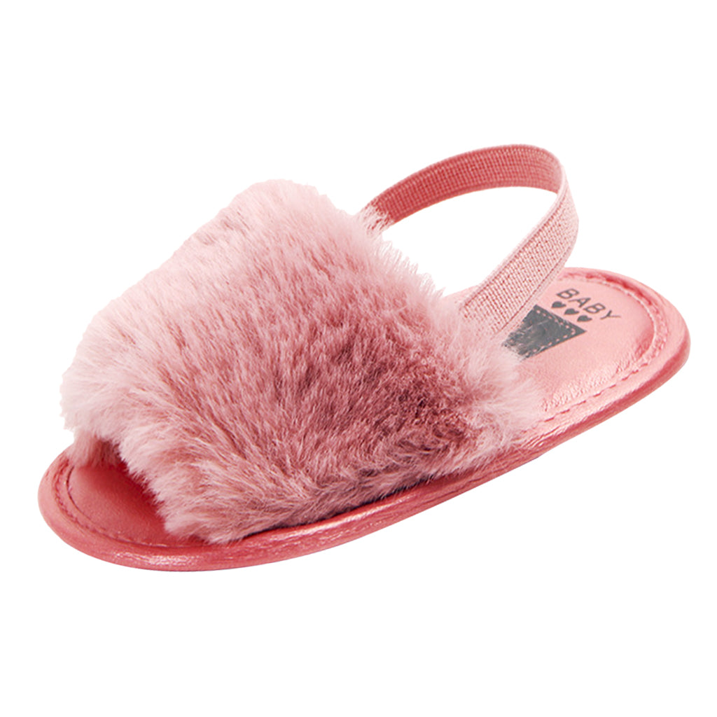 Baby Toddler Girls Sandals First Walker Shoes for 0-24 Months 12-18M Rose