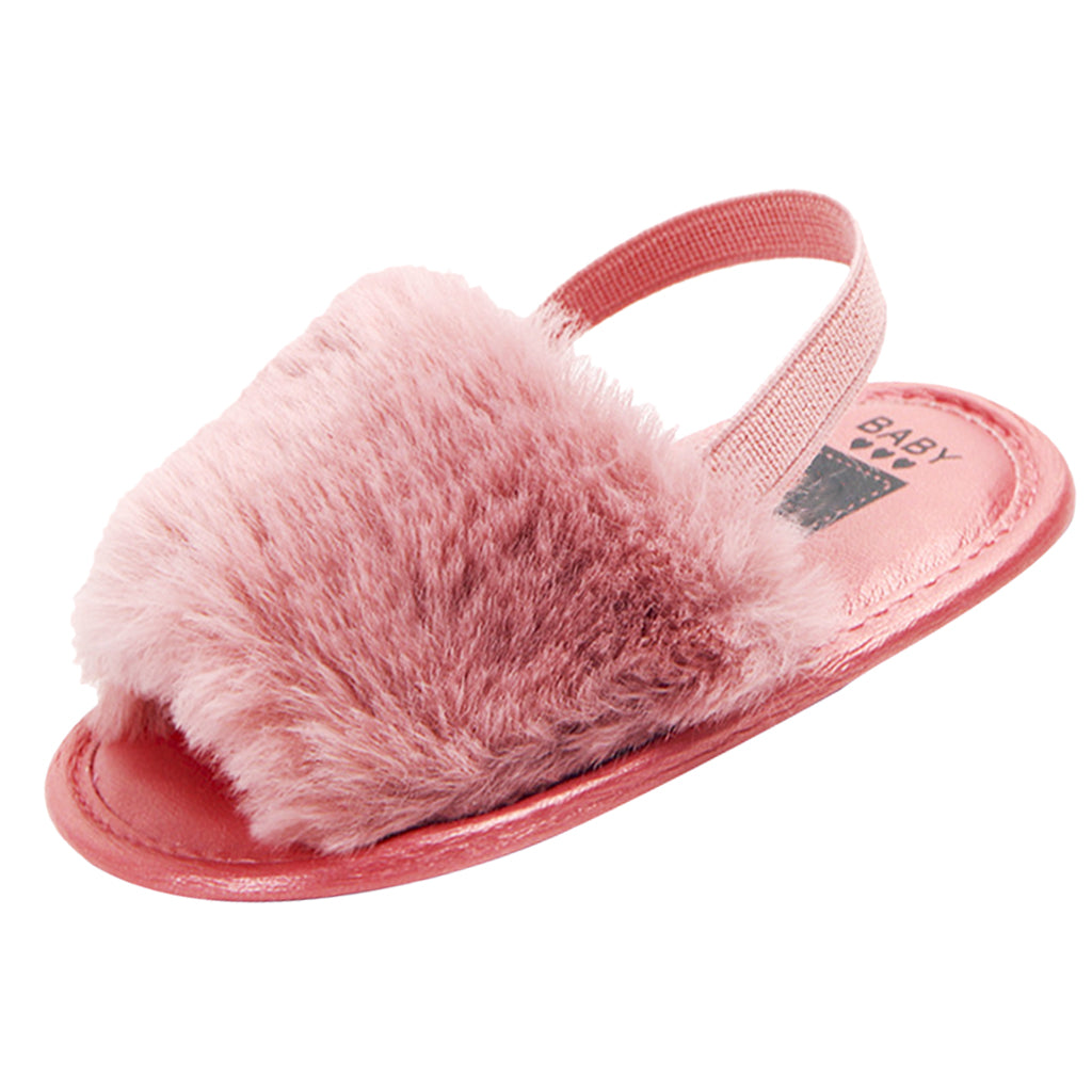 Baby Toddler Girls Sandals First Walker Shoes for 0-24 Months 12-18M Rose