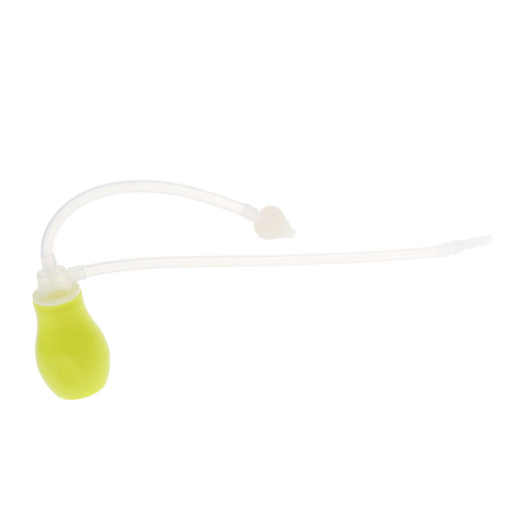 Baby Safety Nose Cleaner Vacuum Suction Nasal Aspirator Flu Protections Green