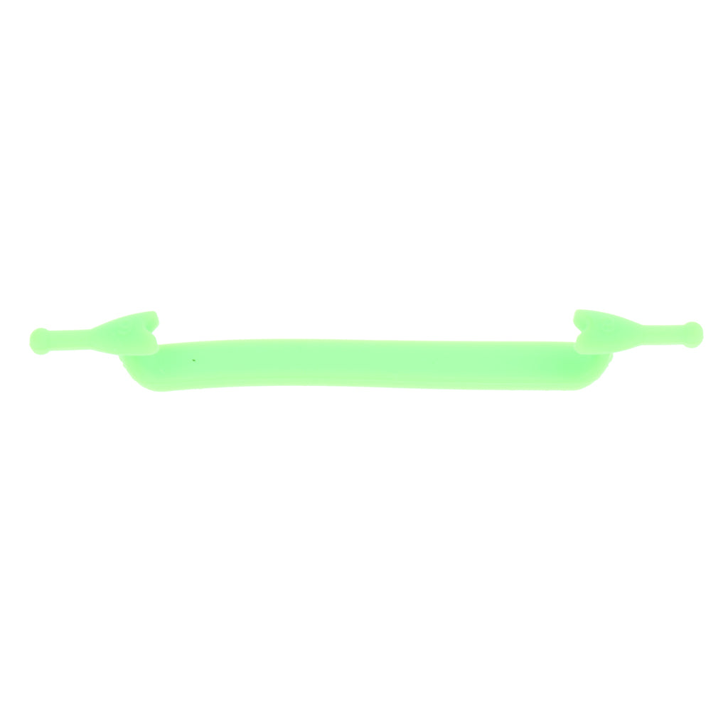 Easy No Tie Shoelaces Elastic Silicone Flat Shoe Lace Set for Kids Green