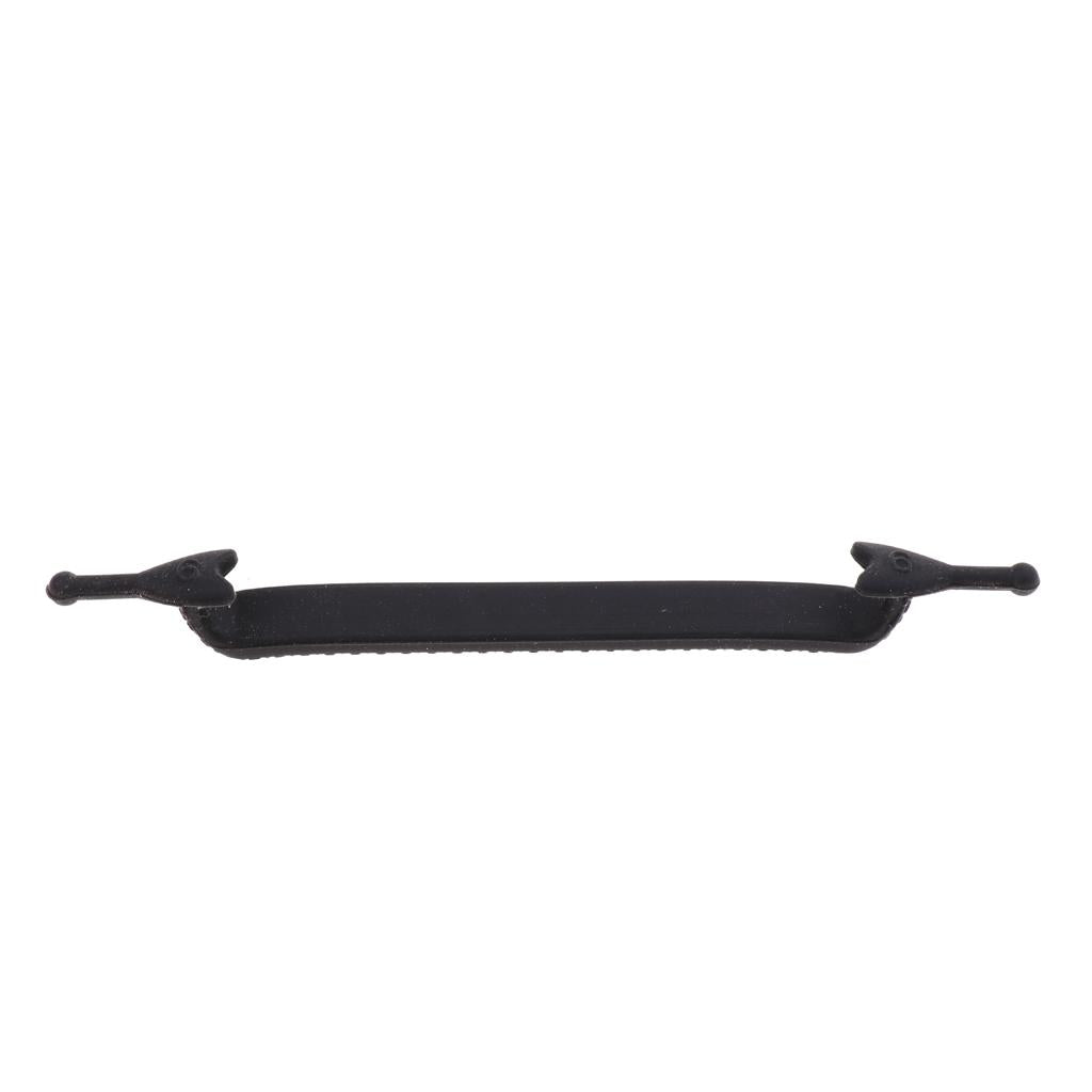 Easy No Tie Shoelaces Elastic Silicone Flat Shoe Lace Set for Kids Black