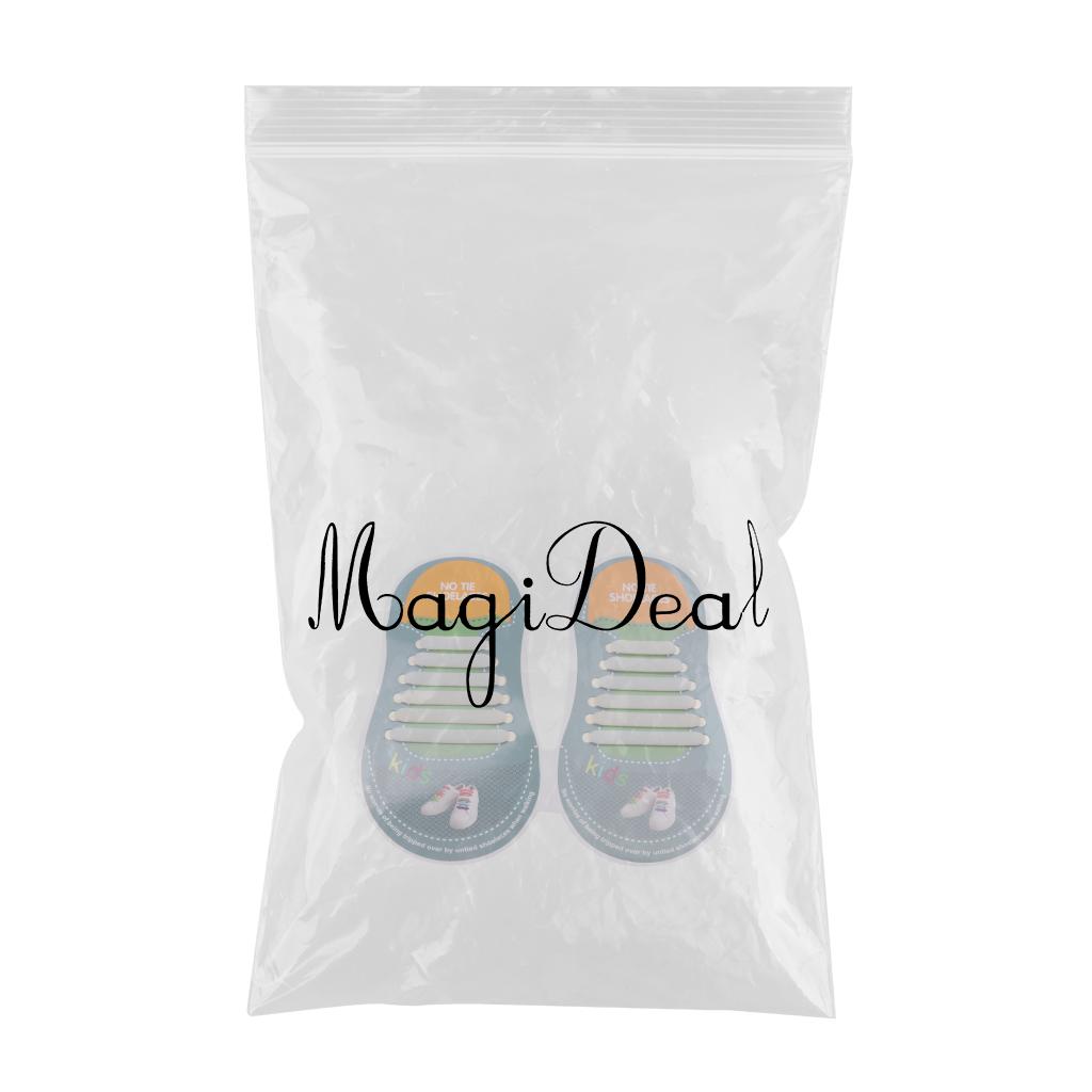 Easy No Tie Shoelaces Elastic Silicone Flat Shoe Lace Set for Kids Purple Change