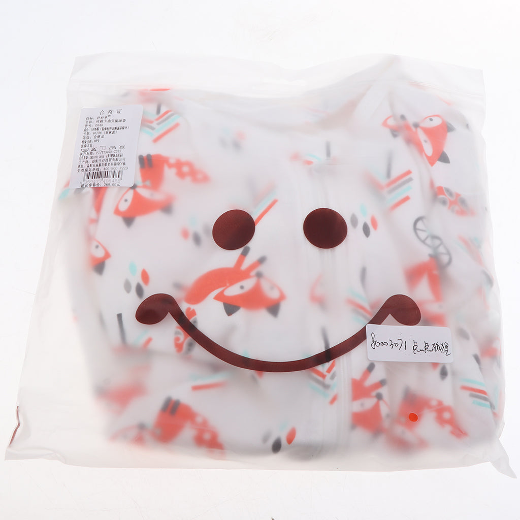 Kids Baby Wearable Blanket Safe Long Sleeve Cotton Sleeping Bag 3-4T Fox