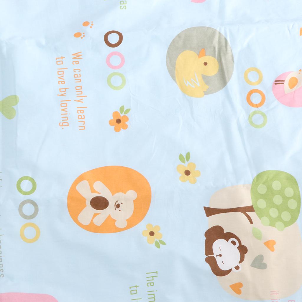 Baby Waterproof Cotton Urine Mat Nappy Bed Changing Diaper Pad 80x110cm Blue