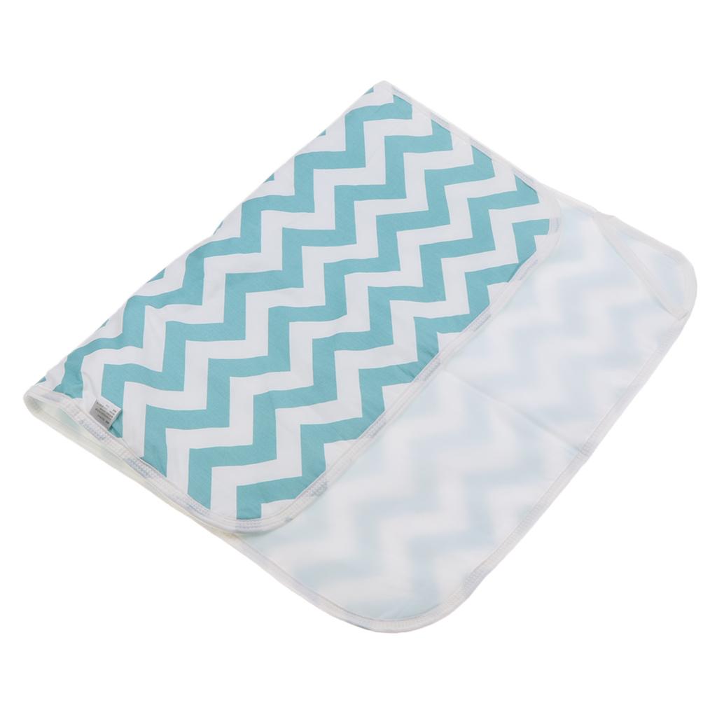 Baby Waterproof Cotton Urine Mat Nappy Bed Changing Diaper Pad 50x70cm Green