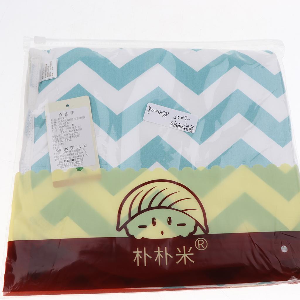 Baby Waterproof Cotton Urine Mat Nappy Bed Changing Diaper Pad 50x70cm Green