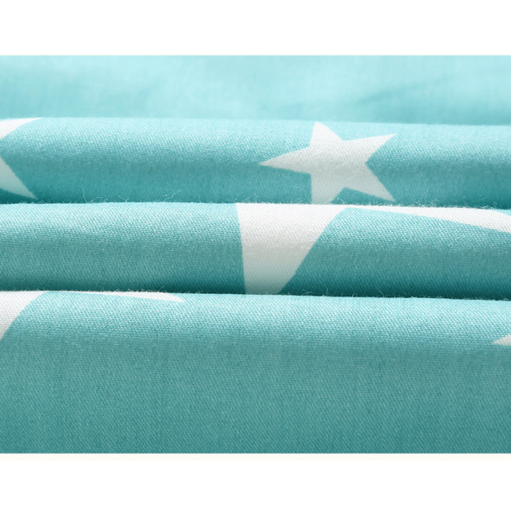 Baby Waterproof Cotton Urine Mat Nappy Bed Changing Diaper Pad 50x70cm Green Star