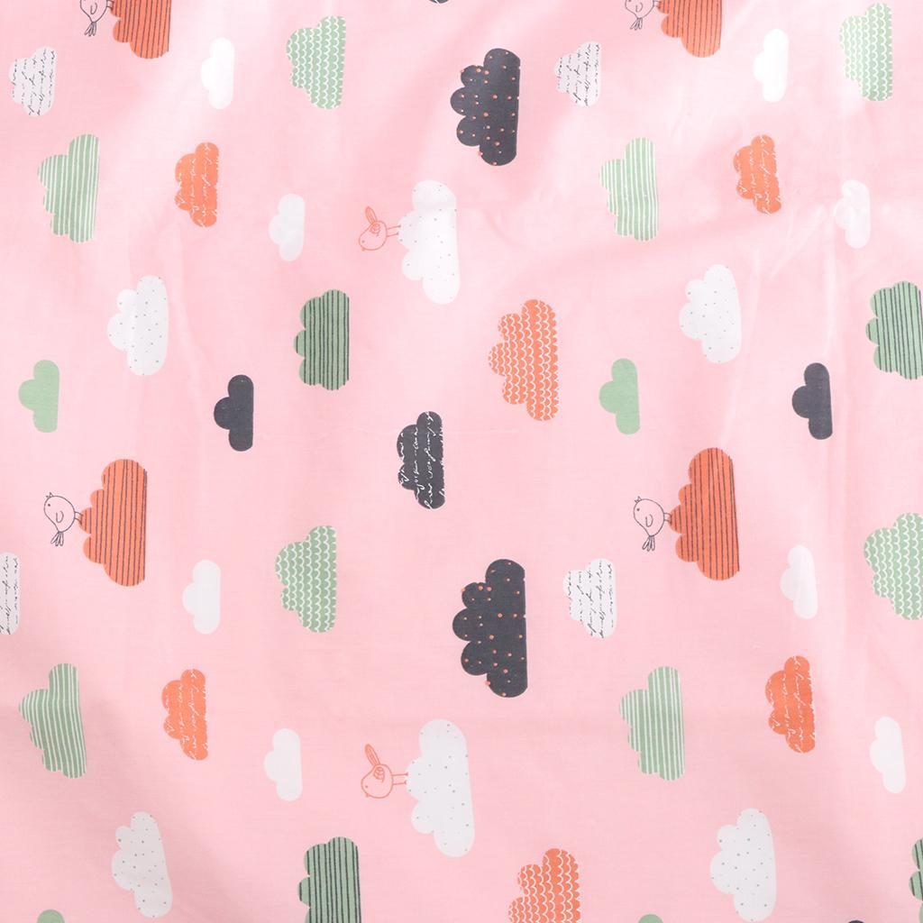 Baby Waterproof Cotton Urine Mat Nappy Bed Changing Diaper Pad 80x110cm Pink