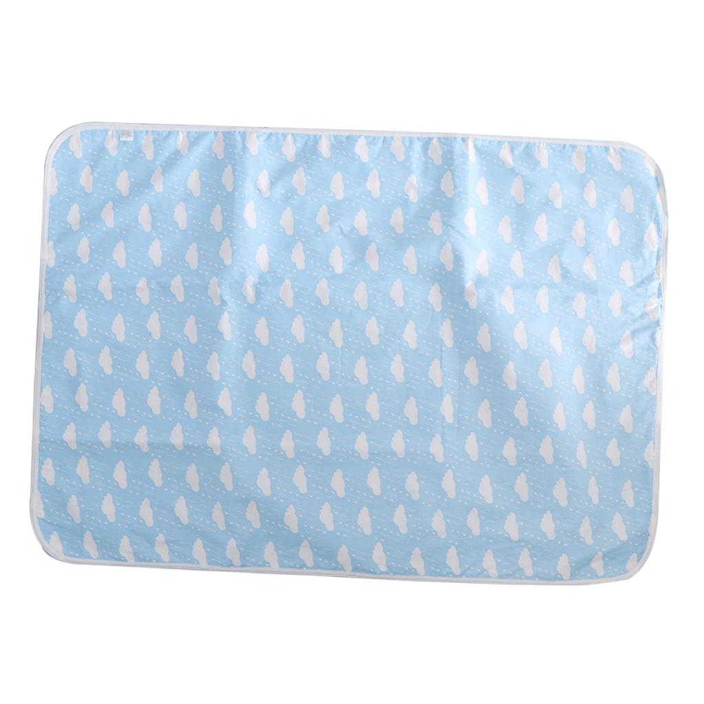 Baby Waterproof Cotton Urine Mat Nappy Bed Changing Diaper Pad 80x110cm Cloud