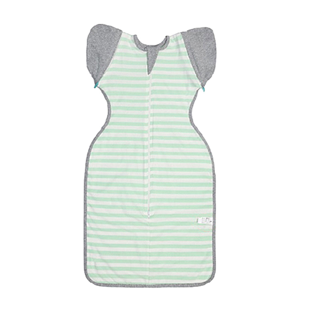 Baby Infant Sleeping Wrap Cotton Sleeping Bag L (6-9 Months) Green stripe