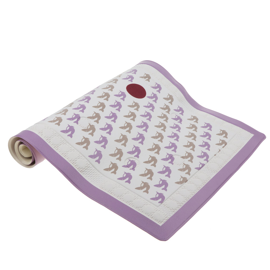 KIDS CHILDS SAFETY LONG STRONG SUCTION NON SLIP BATH SHOWER MAT Purple Whale