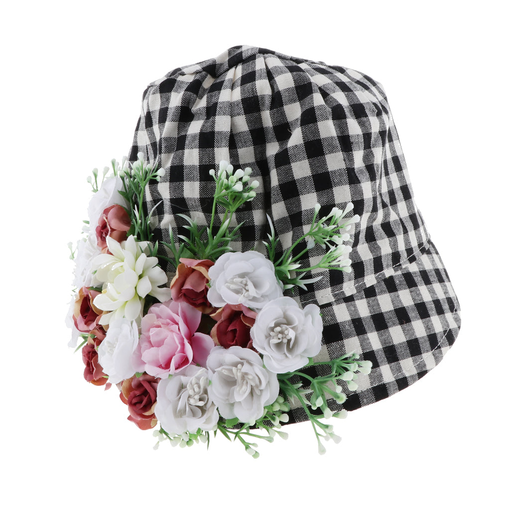 Cute Baby Floral Hat for Kids Children Sunshade Hat Princess Hat for Girls